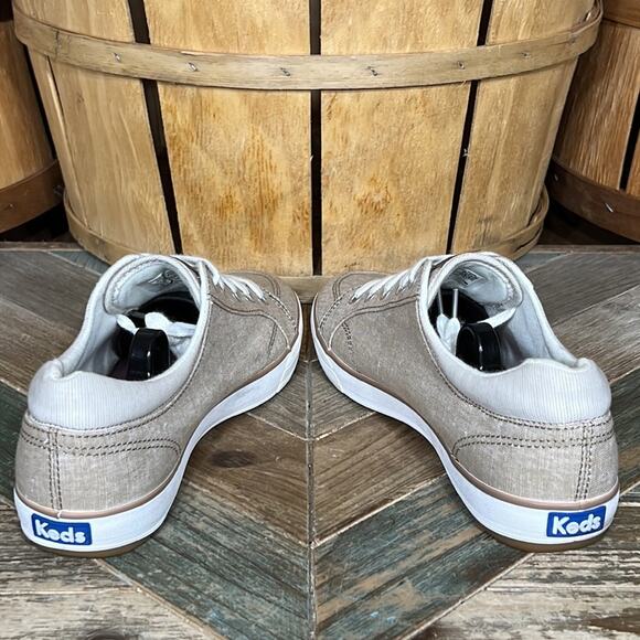 Keds Center 2 Beige Canvas Canvas Lace-Up Casual Comfort Sneakers Women Size 8.5 - Picture 8 of 11